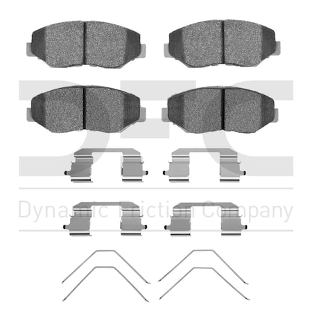 DYNAMIC FRICTION CO 3000 CERAMIC BRAKE PADS W/HDW 1310-0914-01